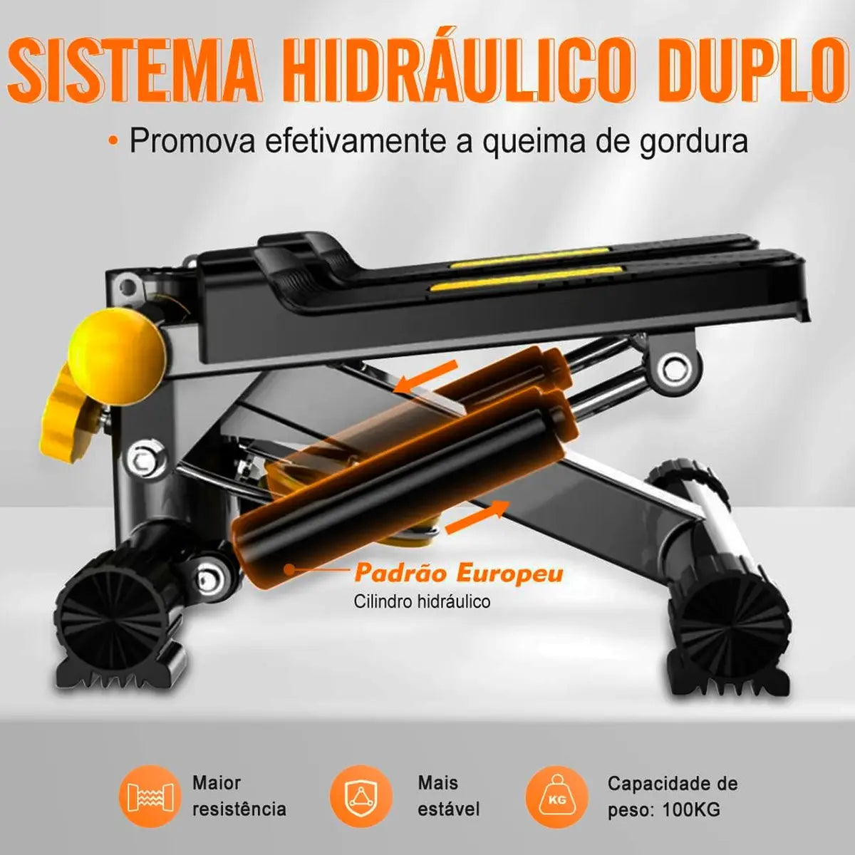 Mini Stepper Simulador De Caminhada 120kg